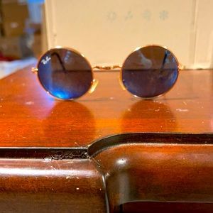 Oval ray ban flat lenses